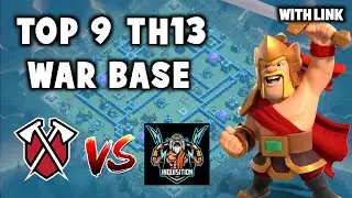 Top 9 Th13 War Base with Link | Tribe Gaming vs Inquisition Bases | ESL Meisterschaft