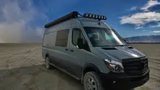 KC HiLites Pro6 LED Light Bar installation on Mercedes Sprinter