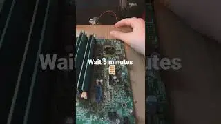 How to reset/clear your CMOS Battery #shorts