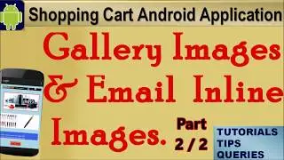 Android Tutorials with Example: Send Email with inline image selected from gallery:Part2/2