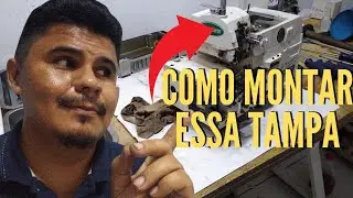 Como montar a tampa do overlock Zoje 3 fios e ponto cadeia | parte 2  #mdmaquinadecostura