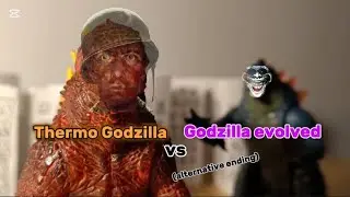 Thermo Godzilla Vs Evolved Godzilla.             Animation stop motion (alternative ending)