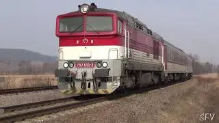 Vlaky Slovensko - ZSSK 757.015 Fujavica REx 1724 Remata