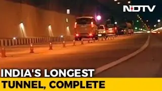 India's Longest Road Tunnel To Be Open To Traffic Soon