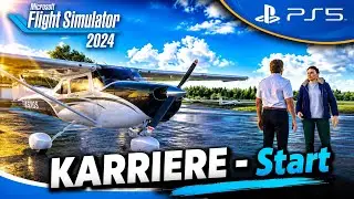 MICROSOFT FLIGHT SIMULATOR 2024 ✈️ PS5 | Karriere #01 - START in den KARRIERE Modus ! München ruft !