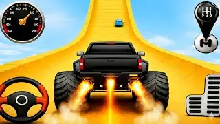 Extreme Monster Truck Jumps & Flips | Impossible Stunt Racing Game | Android Gameplay 