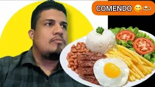 ASMR COMIDA MUKBANG BRASIL SONS DE MASTIGAÇÃO RELAXANTES ASMR FOOD Marmitex completa 
