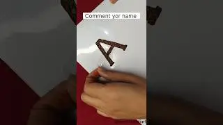 Viral tap mehandi design | Ayushi name mehndi #shorts