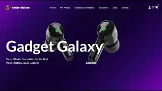Build Electronics Store Website using HTML CSS and JavaScript | Beginners Project Tutorial