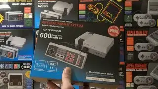 NES Mini Classic Clone Spelcomputer / 600 in 1 Upgrade Editie
