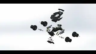 RC Car Exploded View - 5680 Reverse Engineering Project