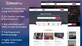 NexusPlus - Classified Ads Website Template | Themeforest Website Templates and Themes
