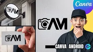 How to Make a Logo in Canva | AM Monogram Logo Design Tutorial (Android)