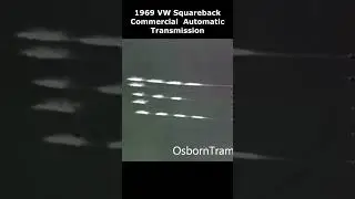 Автоматическая коробка передач VW Commercial 1969 года #жук #квадратная спинка #1300 #реклама #пр...