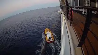 Arriving in Costa Maya Mexico guided with the Pilot