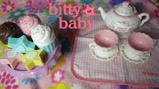 American Girl Bitty Baby Doll Tea Party Treats! Cupcakes & Cookies for Bitty Baby!