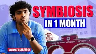 Symbiosis Entrance Test 30 Days preparation strategy | Selection guaranteed💯 | Symbiosis Pune