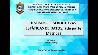 matrices en la programacion
