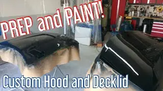 New-Edge Mustang Hood and Decklid Painted! | RAD17