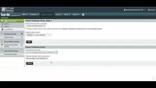 Export address book from cpanel hord webmail (1/2)