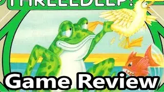 Frogger II Threedeep Atari 8 Bit 400 800 XL XE Review - The No Swear Gamer Ep 605