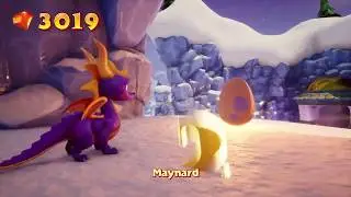 Spyro 3 Reignited Trilogy - On Top Of A Ledge Egg , Icy Peak