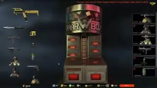 Random Box Opening / Gold SMG 9 Ares