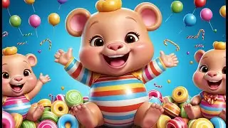 Candyland Zoo Parade of Animals | Fun Animal & Candy Song for Kids | Colorful Nursery Rhyme