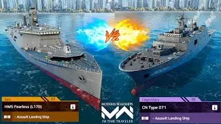 HMS Fearless Vs CN Type 071 | Modern Warships