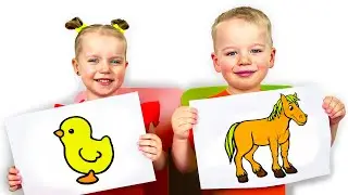 APRENDE COLORES con PINTURA y Dedo | Jugar Pie Face Sky High Juego
