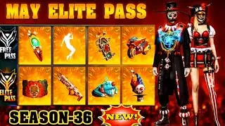Season 36 Elite Pass Full Review || May Elite Pass Full Review In free fire store gaming