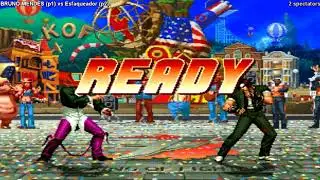~FightCade 2017~ BRUNO MENDES(BRA) Vs. Esfaqueador(BRA) | The King of Fighters 97 Online