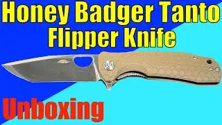 Honey Badger Tanto Flipper Knife -  Unboxing