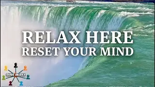 How to Relax Instantly 🌿 | Healing Flute Music & Niagara Water for Deep Calm