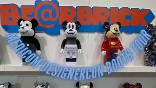 DesignerCon Medicom Toy Booth Tour 2021