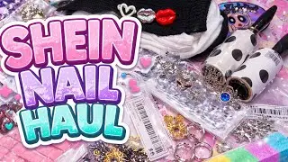 SHEIN NAIL HAUL | Valentine Stickers | Charms ☆💍♡ Rings #sheinhaul #nailhaul #nails 