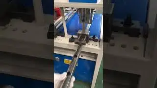 Stainless steel round tube punching #machines #metal #steel #punching #drilling #tools #factory