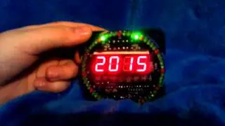 Rotating LED Digital Clock Kit 51SCM Modes