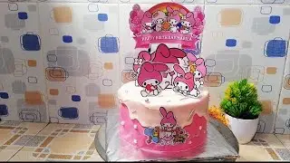 Kue ulang tahun dengan tema my melody 