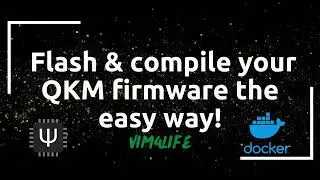 Flash and compile QMK firmware with Docker