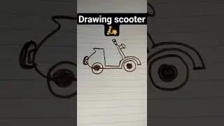 #drawing #draw #art #sketch #painting #easydrawing #easysketch #stepbystep #scooter