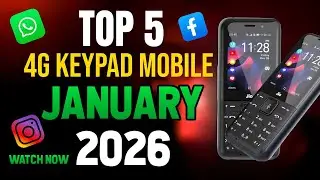 🔥Top 5 4G Keypad Phones in 2026 🥳.!! Best 4G Keypad Mobiles in January (2026)