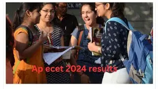 Ap ecet 2024 Results time| Ap ecet 2024