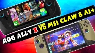 ROG Ally X против MSI Claw 8 AI+: решающее противостояние портативных игр, определение победителя