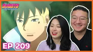 KAWAKI THE LONE WOLF | Boruto Episode 209 Couples Reaction & Discussion