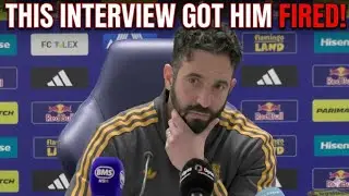 The  Full Interview Which got Ruben Amorim Fired! #manchesterunited