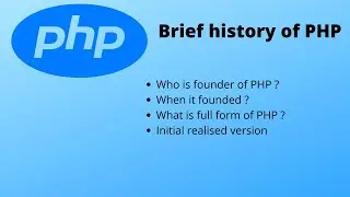 history of php in hindi | brief history of php | history of php language | PHP full form #shorts