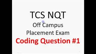 TCS NQT Placement Exam Q1 | Print Hello World without using a ; in C language