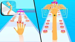 SOFTY HAND RUNNER ALL LEVELS GAMEPLAY ANDROID,IOS (LEVELS 25-27)