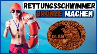 Rettungsschwimmer Bronze (DLRG)  Abzeichen machen❗ Prüfungen,Anforderungen,Alter uvm.🏊‍♂️